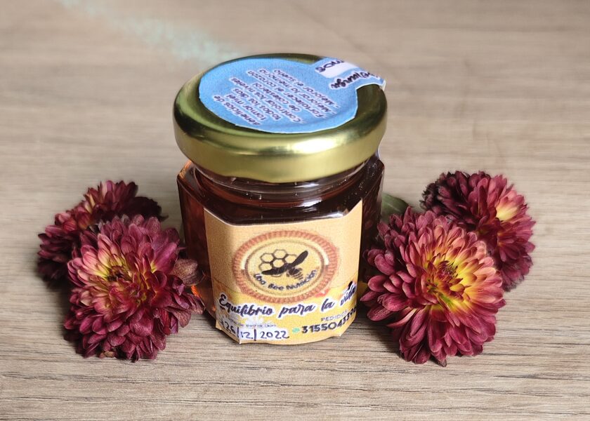 Miel pura de abejas 50gm envase vidrio